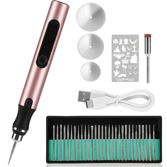 USB-Oppladbar Gravørpenn Justerbar Hastighet for Presis Gravering