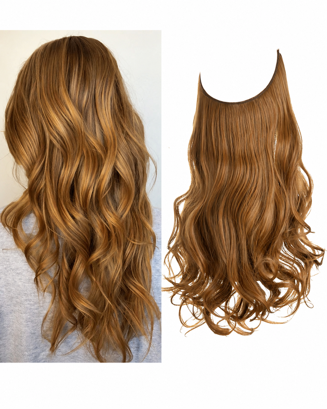 Capelli invisibili per donne - Aspetto naturale