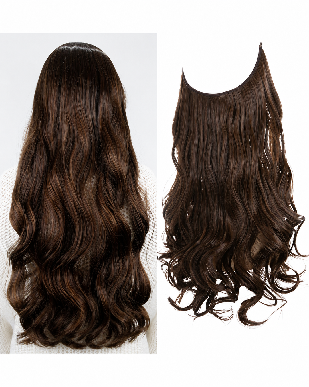 Capelli invisibili per donne - Aspetto naturale