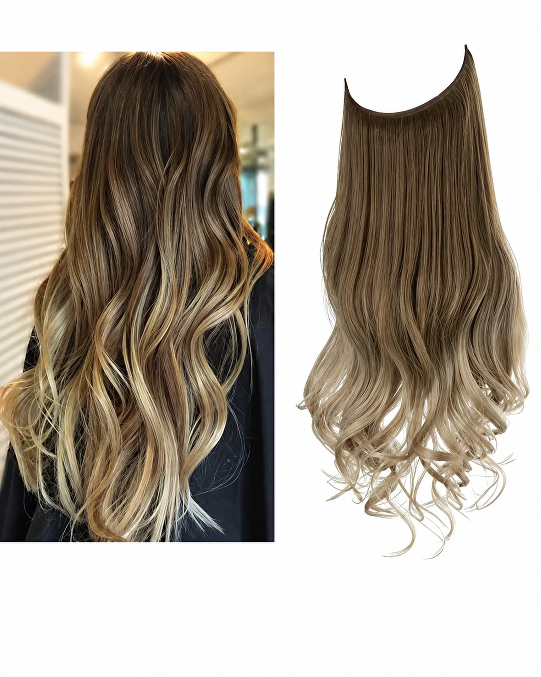 Capelli invisibili per donne - Aspetto naturale