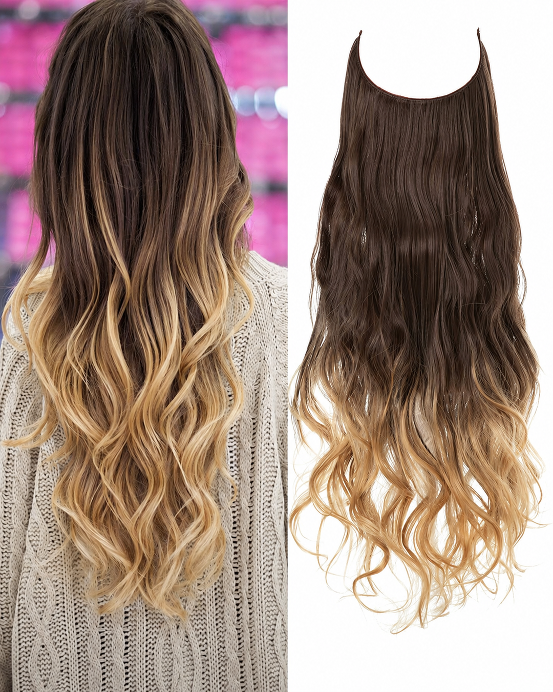 Capelli invisibili per donne - Aspetto naturale