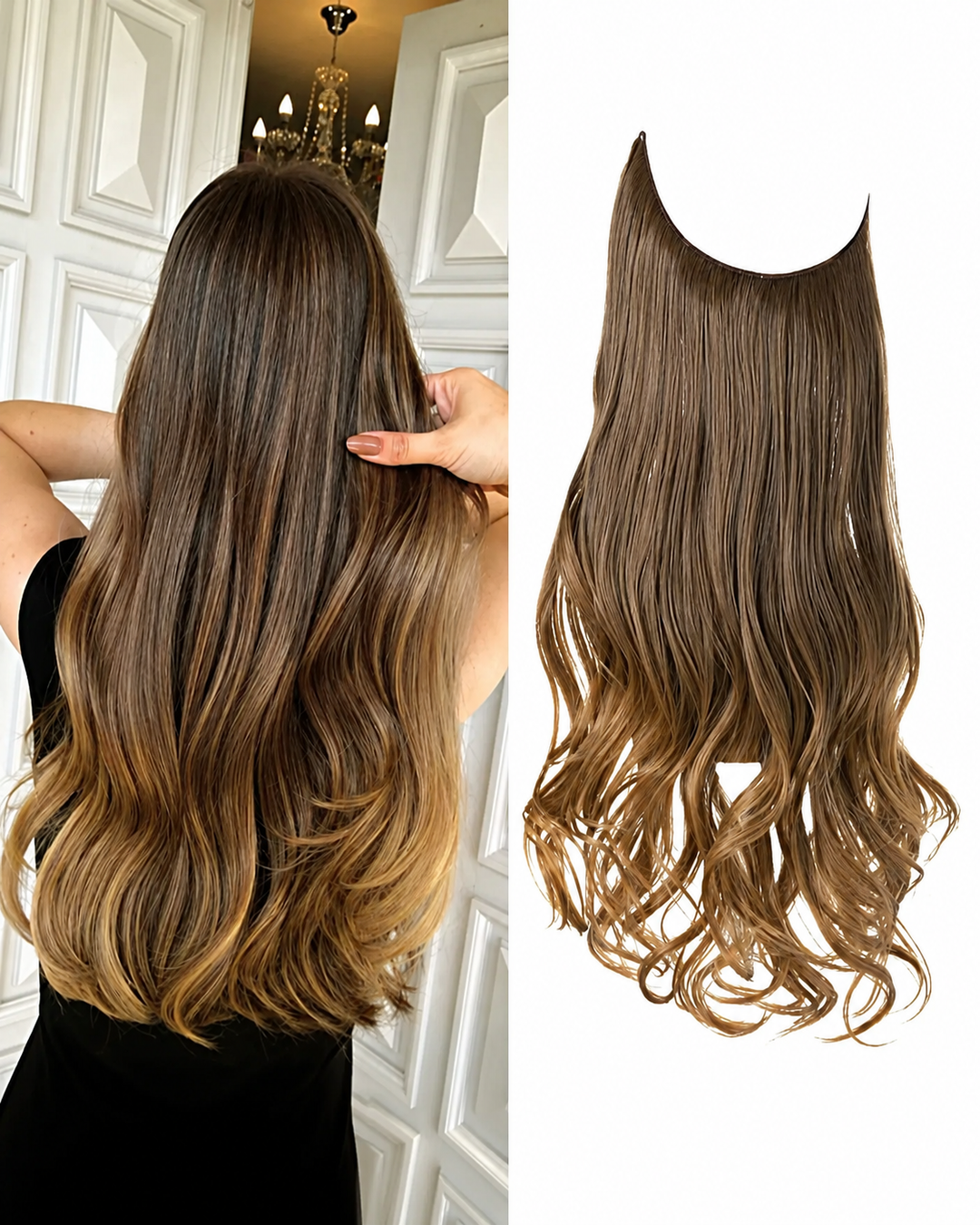 Capelli invisibili per donne - Aspetto naturale