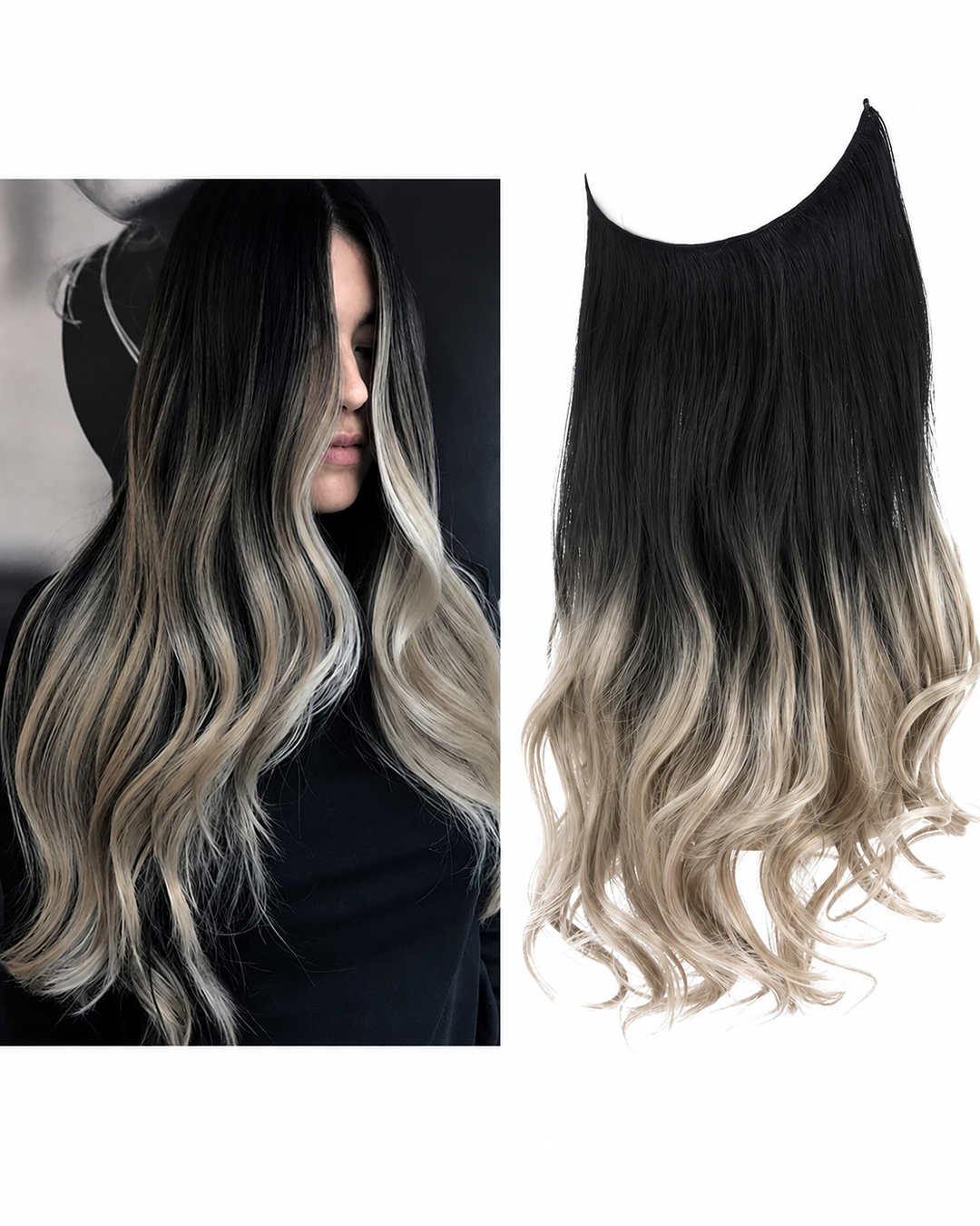 Capelli invisibili per donne - Aspetto naturale