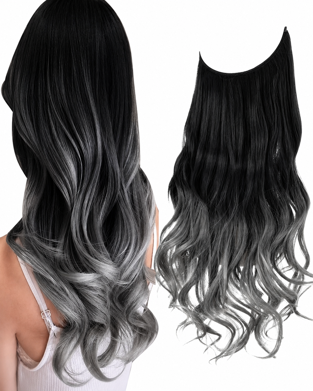 Capelli invisibili per donne - Aspetto naturale