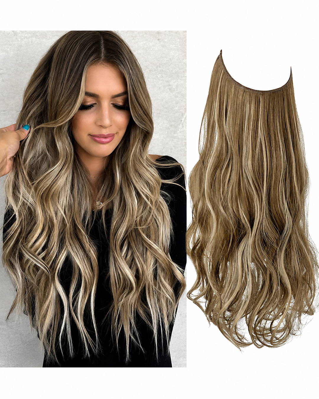 Capelli invisibili per donne - Aspetto naturale