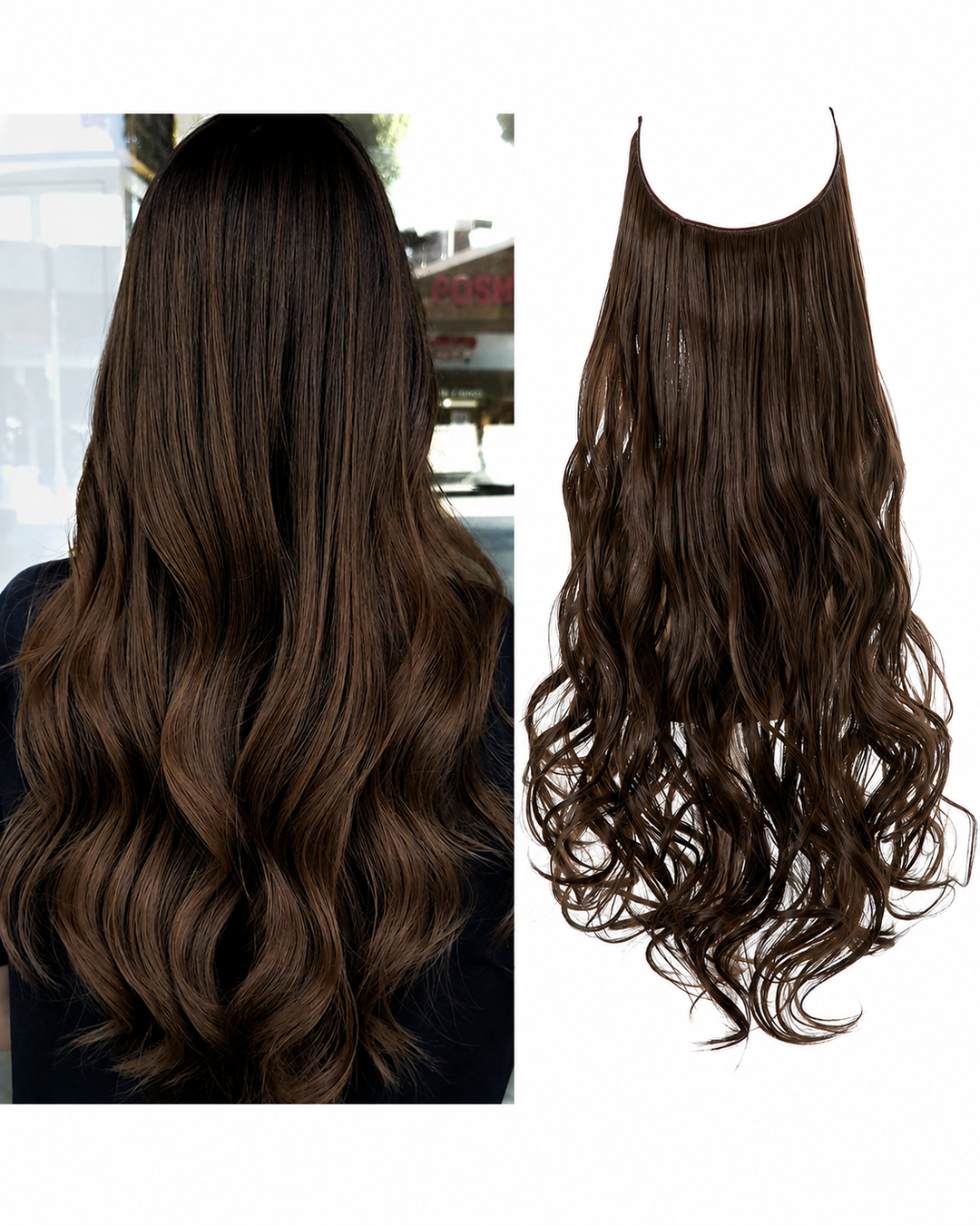 Capelli invisibili per donne - Aspetto naturale