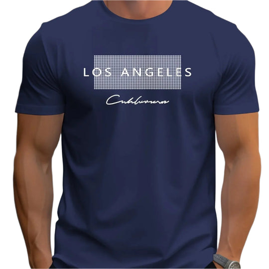 Los Angeles grafisk T-skjorte for menn