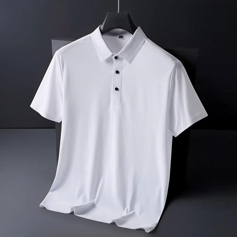 Is-silke polo for menn