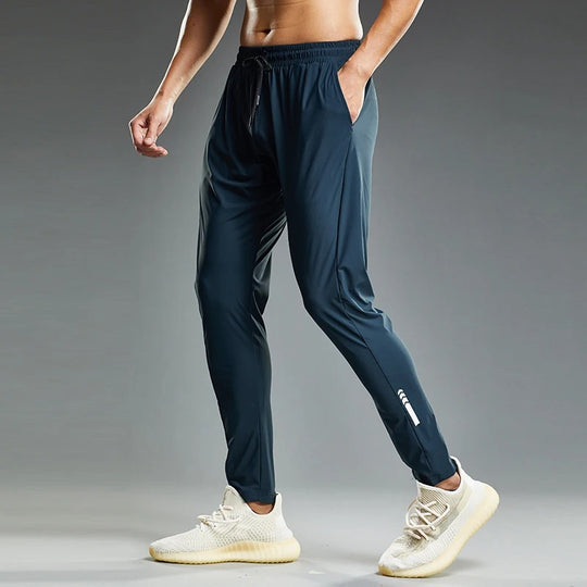Elastiske joggebukse for menn