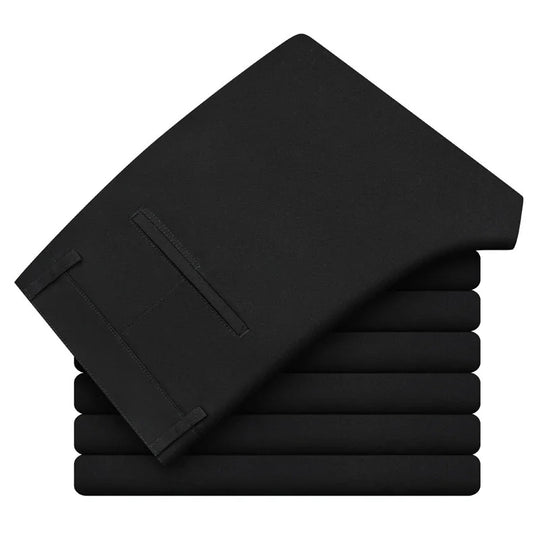Slim fit bomullsbukser for menn