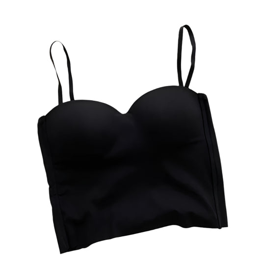 Ensfarget cropped camisole for kvinner