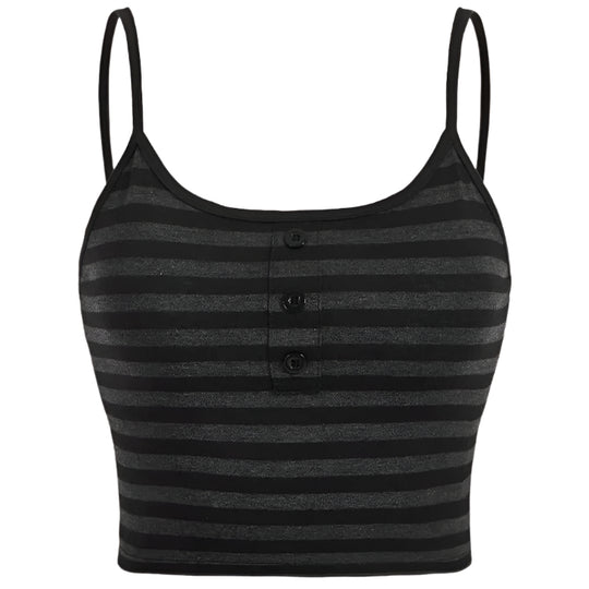 Spaghetti-rem for kvinner Crop Top