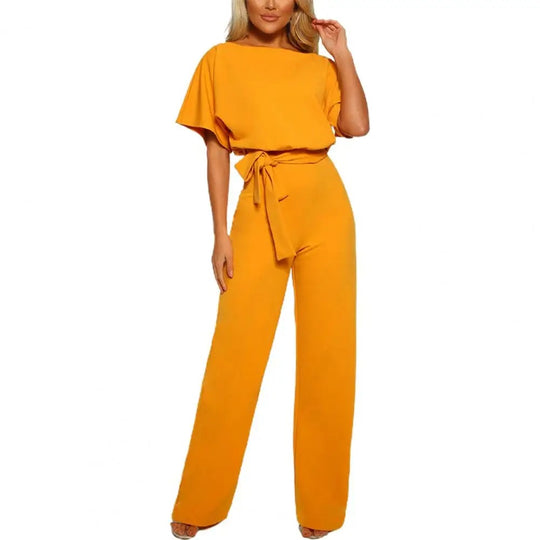 Tight midje slank jumpsuit for kvinner