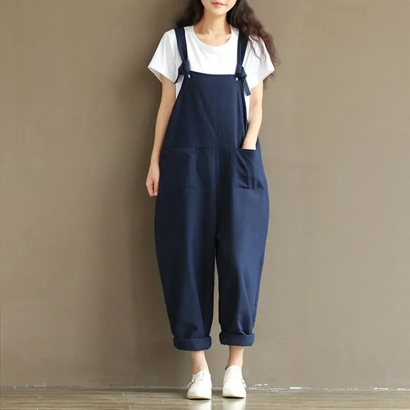 Løs Uformell Harem Jumpsuit for Kvinner