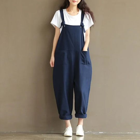 Løs Uformell Harem Jumpsuit for Kvinner