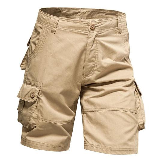 Herre bomullsshorts med lommer
