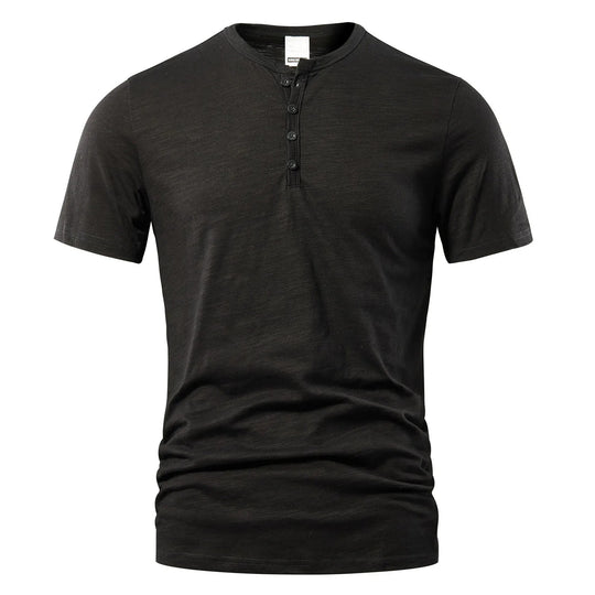 Herre Henley T-skjorte sommer