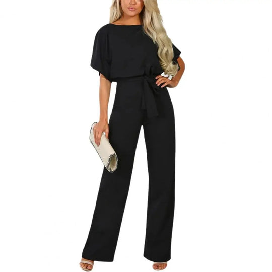 Tight midje slank jumpsuit for kvinner