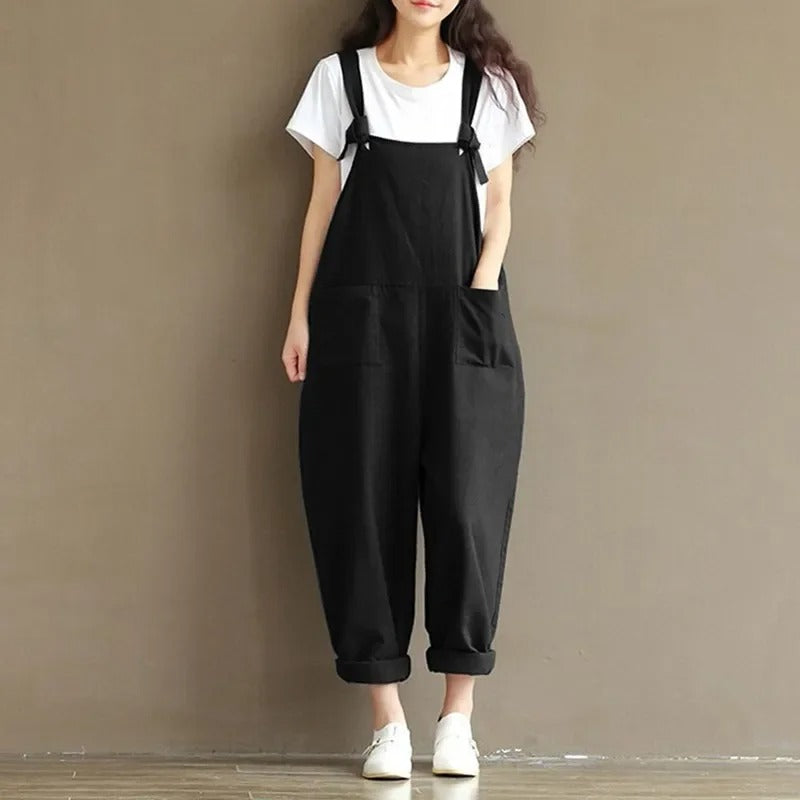 Løs Uformell Harem Jumpsuit for Kvinner