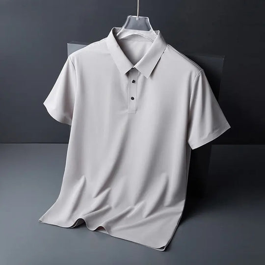 Is-silke polo for menn