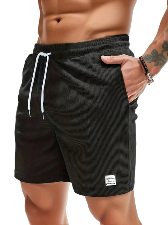 Herre shorts med fleksibel midje