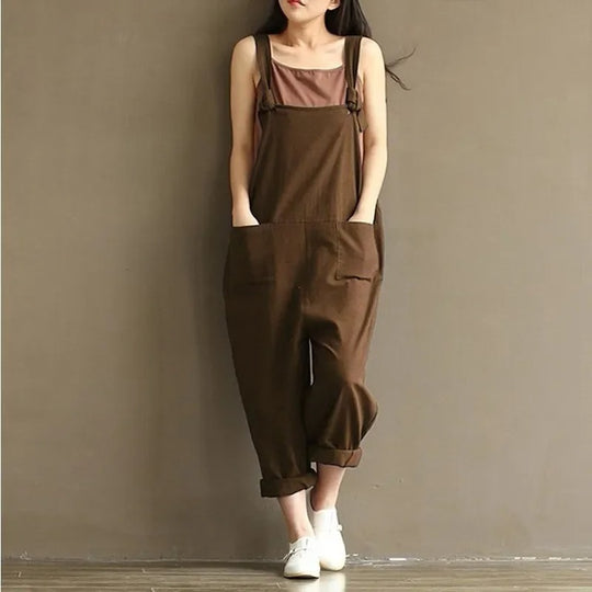 Løs Uformell Harem Jumpsuit for Kvinner