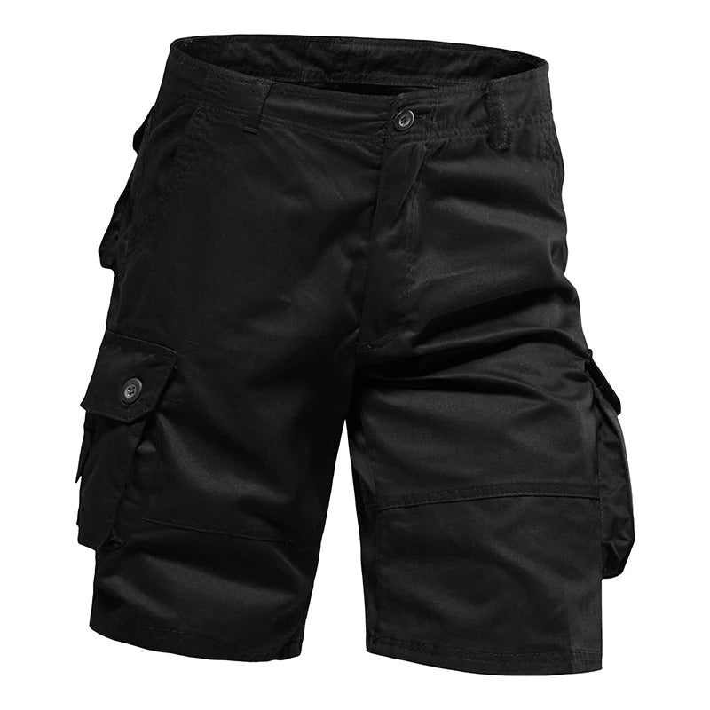 Herre bomullsshorts med lommer