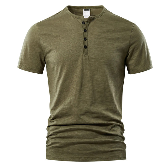 Herre Henley T-skjorte sommer