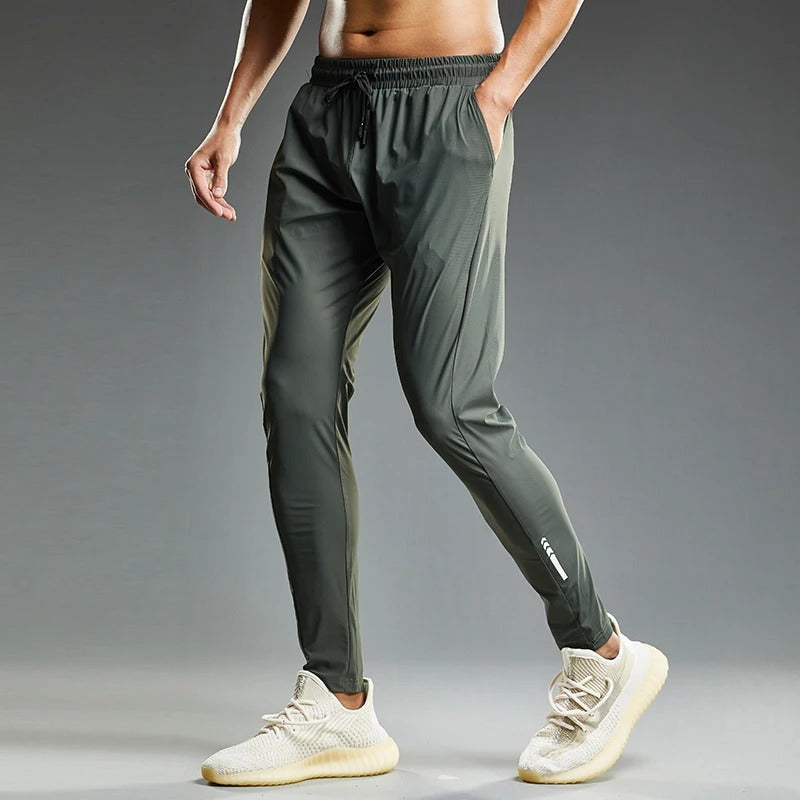 Elastiske joggebukse for menn