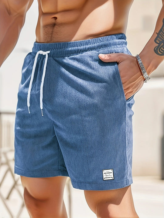 Herre shorts med fleksibel midje