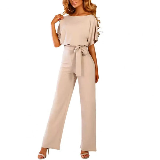 Tight midje slank jumpsuit for kvinner