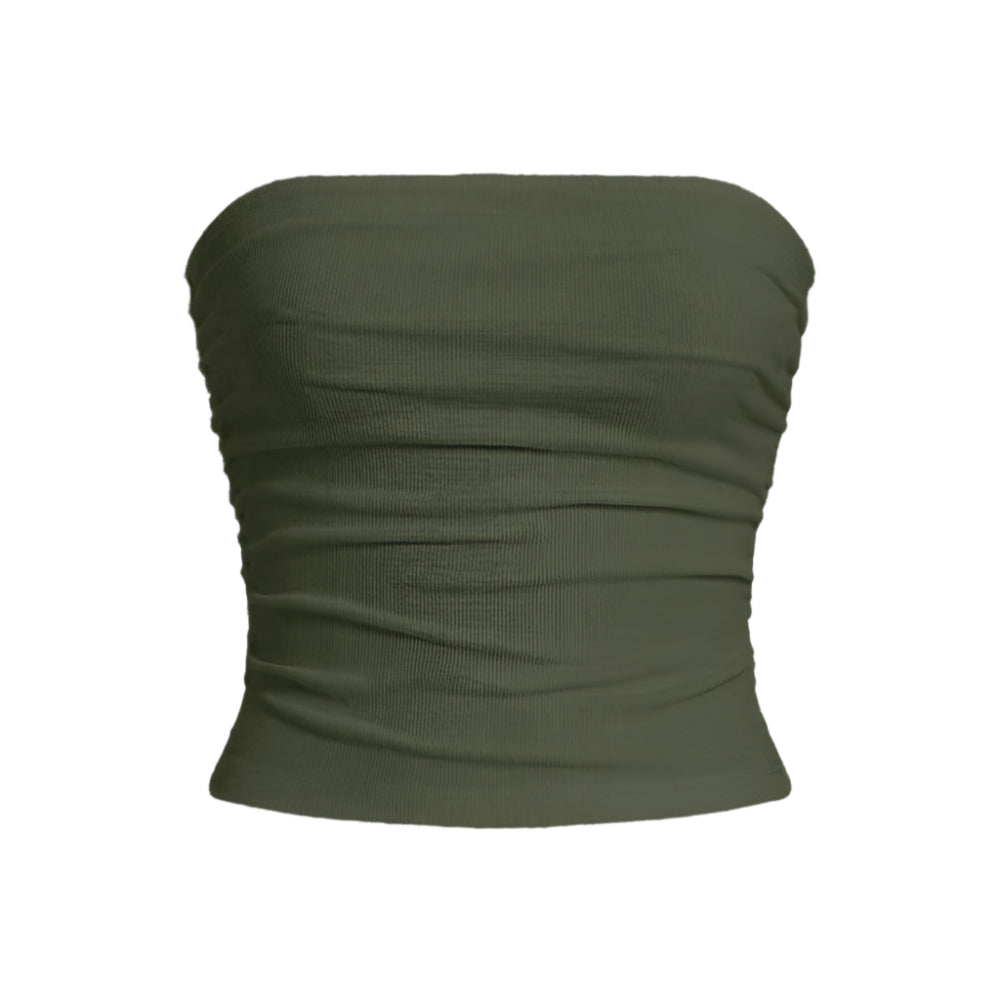 Ermeløs fitted tanktopp for kvinner