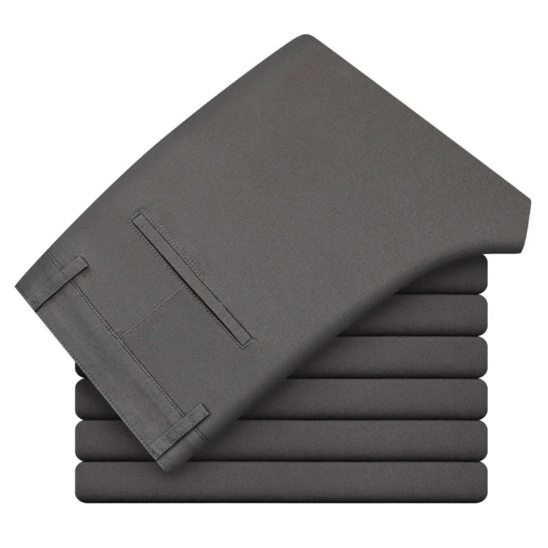 Slim fit bomullsbukser for menn
