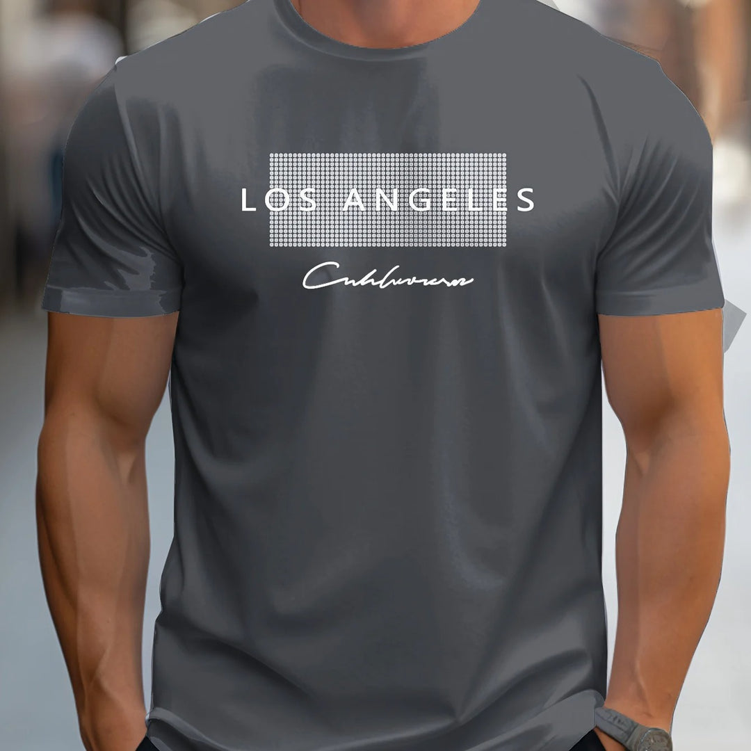Los Angeles grafisk T-skjorte for menn