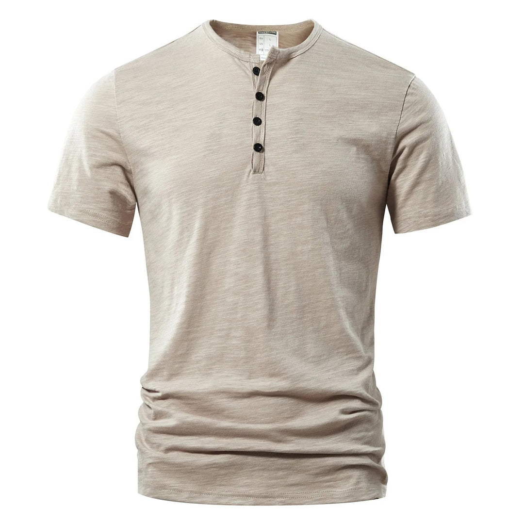 Herre Henley T-skjorte sommer