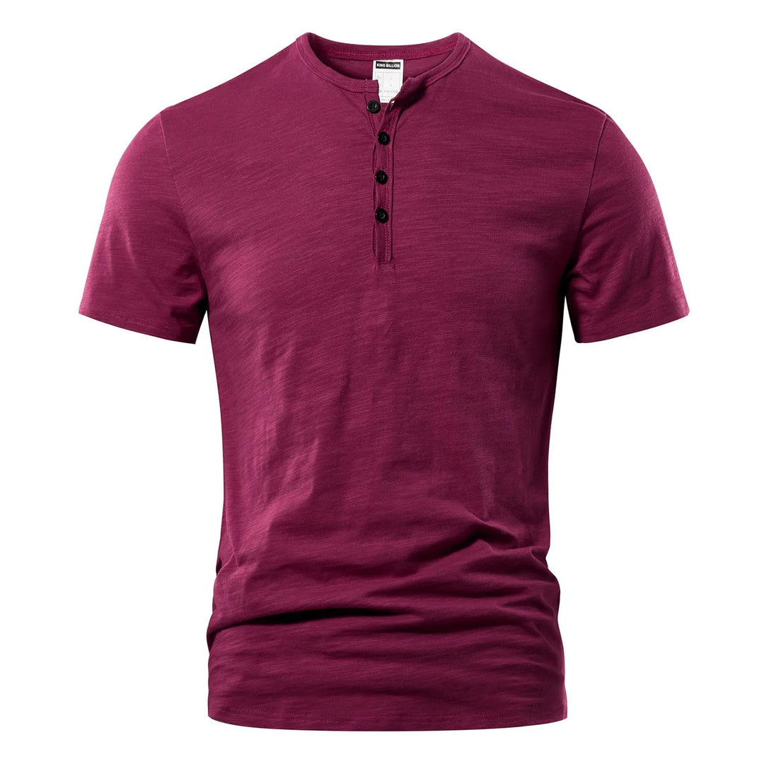Herre Henley T-skjorte sommer