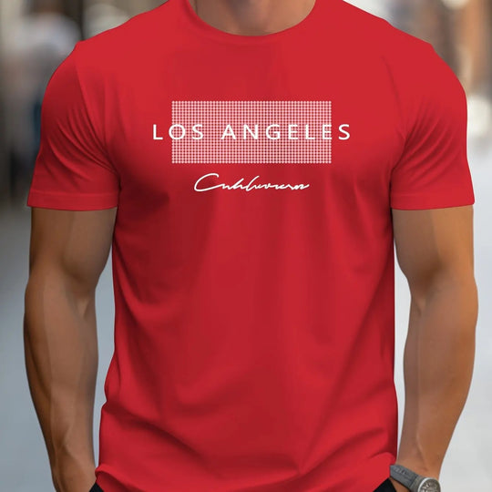 Los Angeles grafisk T-skjorte for menn