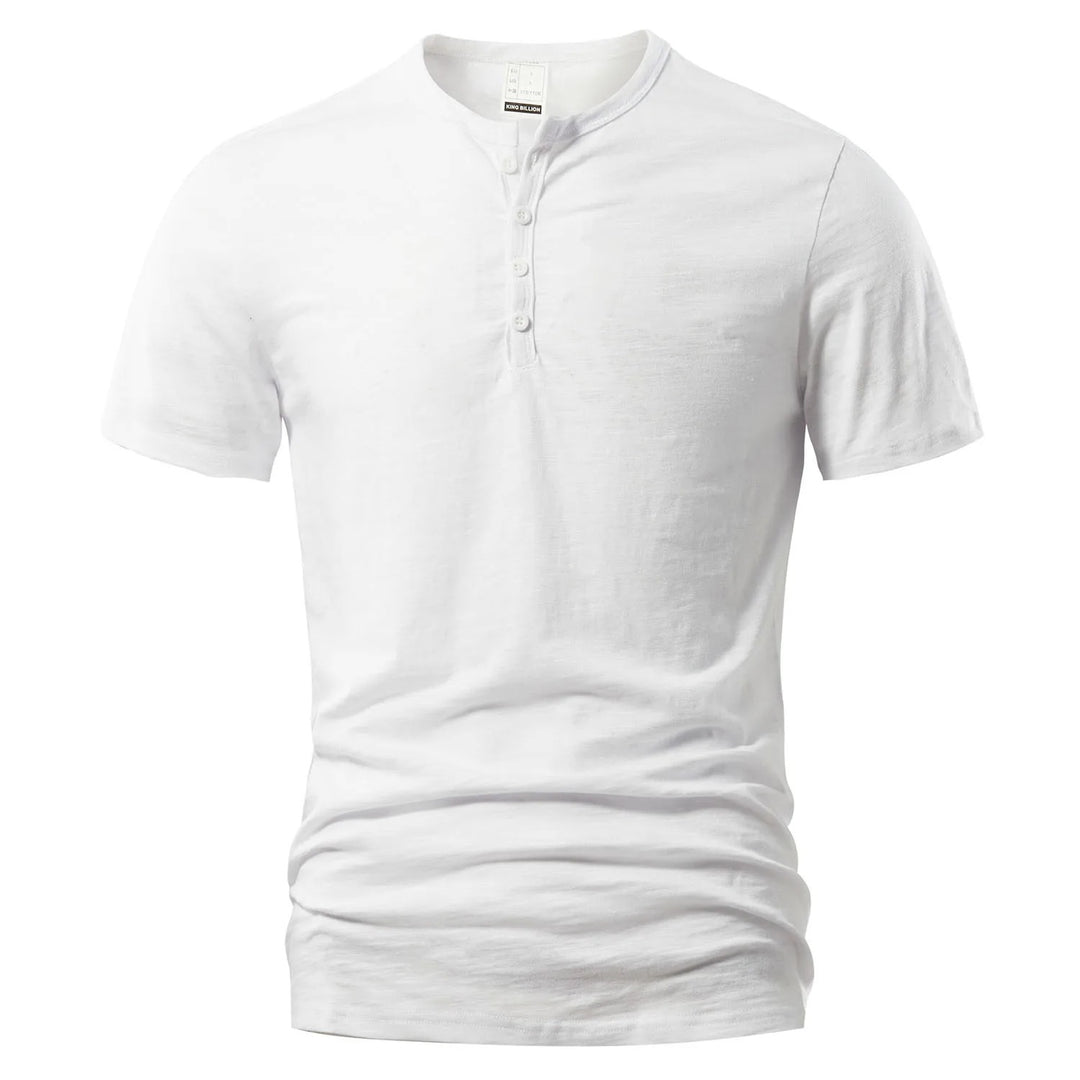 Herre Henley T-skjorte sommer
