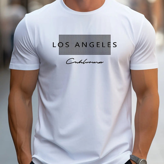 Los Angeles grafisk T-skjorte for menn