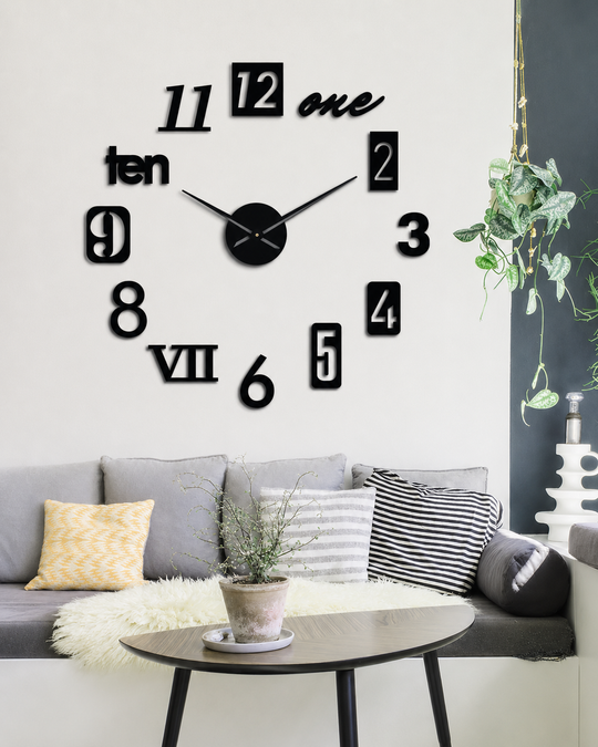 Veggklokke med Originalt Design