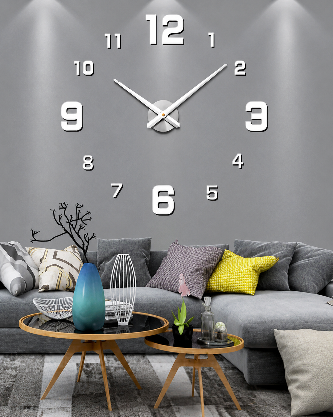Veggklokke med Originalt Design