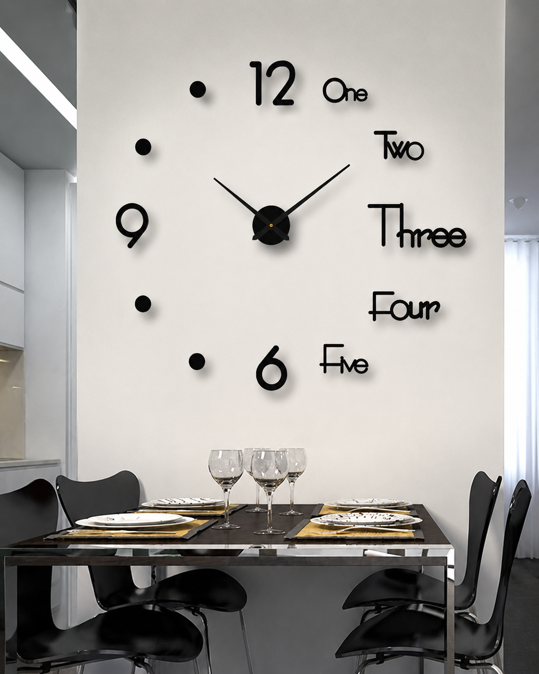 Veggklokke med Originalt Design