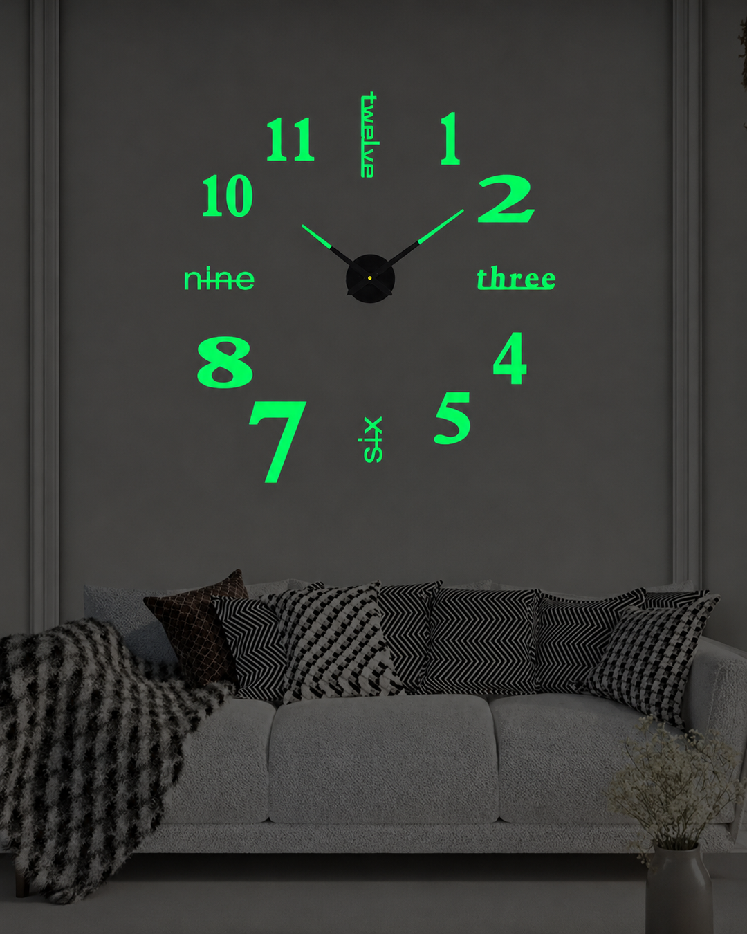 Veggklokke med Originalt Design