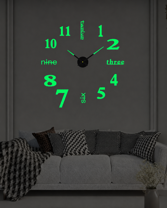 Veggklokke med Originalt Design