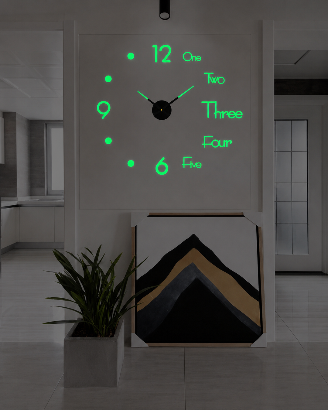 Veggklokke med Originalt Design