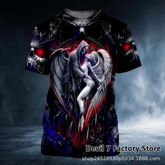 Vikings Skulls T-skjorte