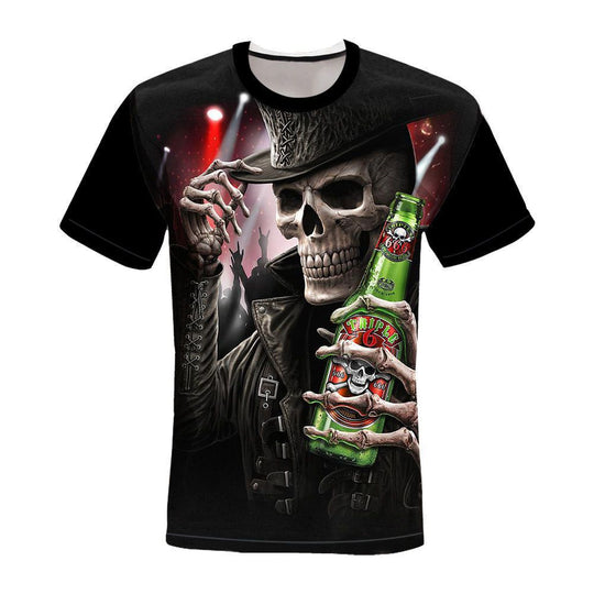 Vikings Skulls T-skjorte