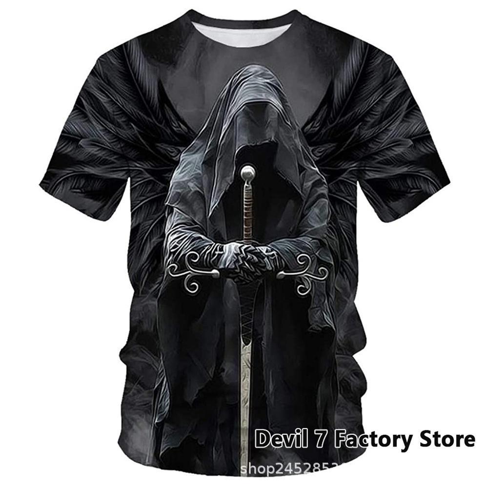 Vikings Skulls T-skjorte