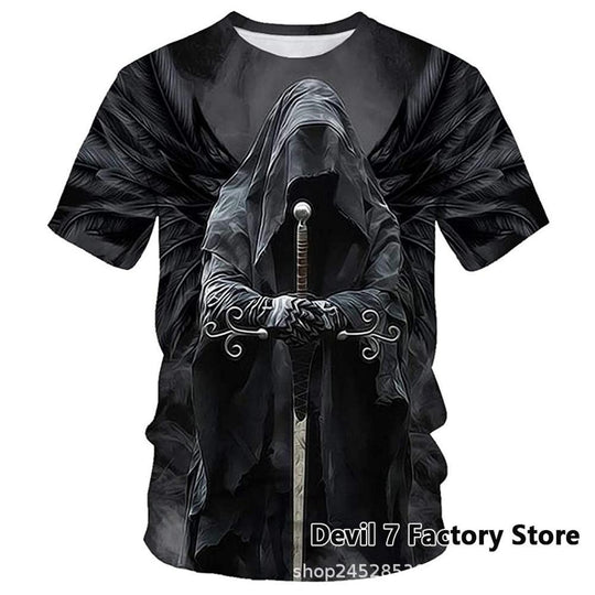 Vikings Skulls T-skjorte