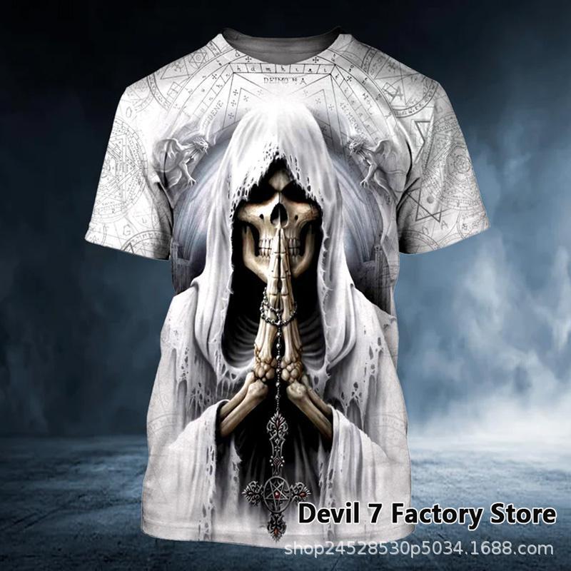 Vikings Skulls T-skjorte